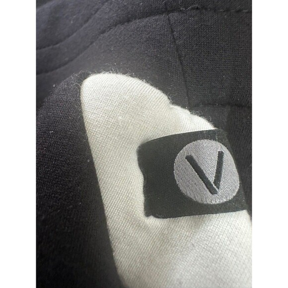 LIVI Pull On Pants Womens 14/16 Black White Stripe Relaxed Straight Leg Stretch - Picture 5 of 12